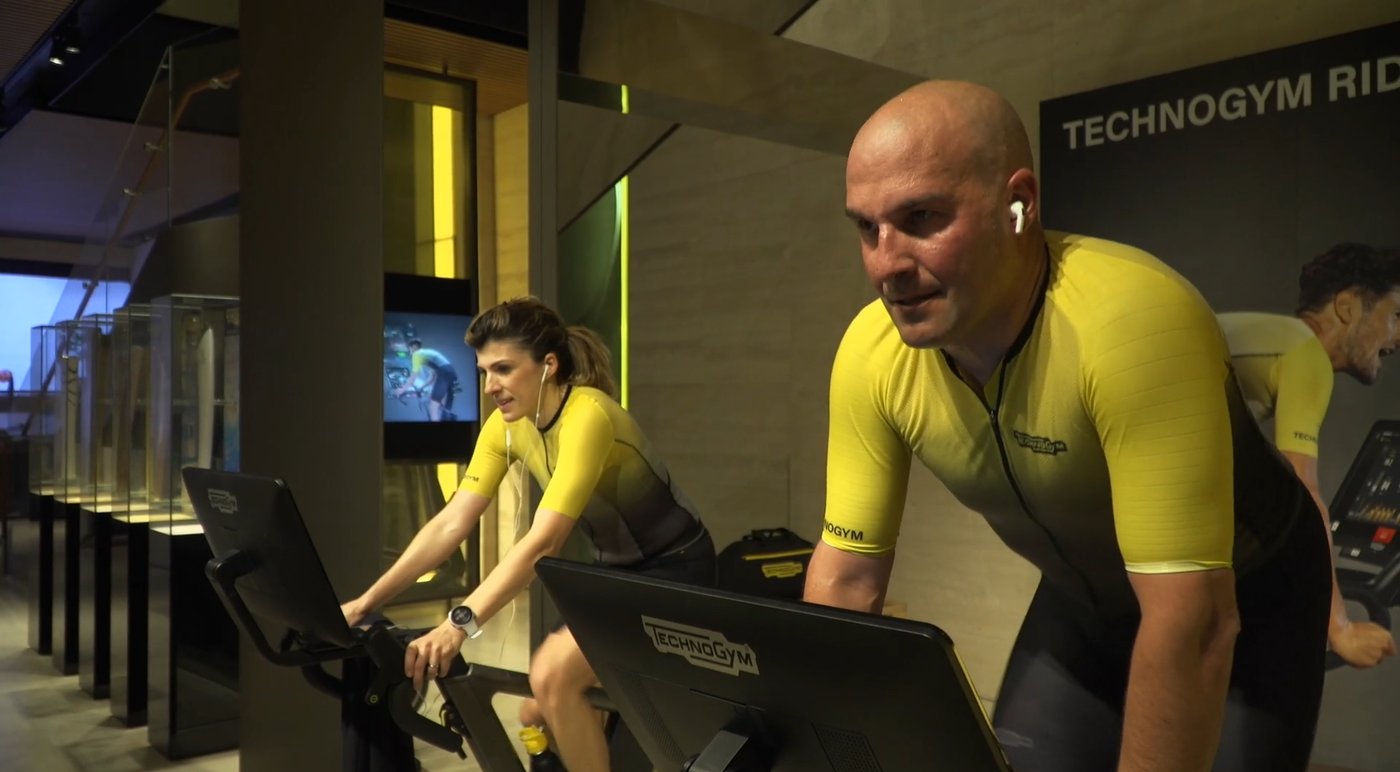 Endu - Technogym ride virtual race - frame 1